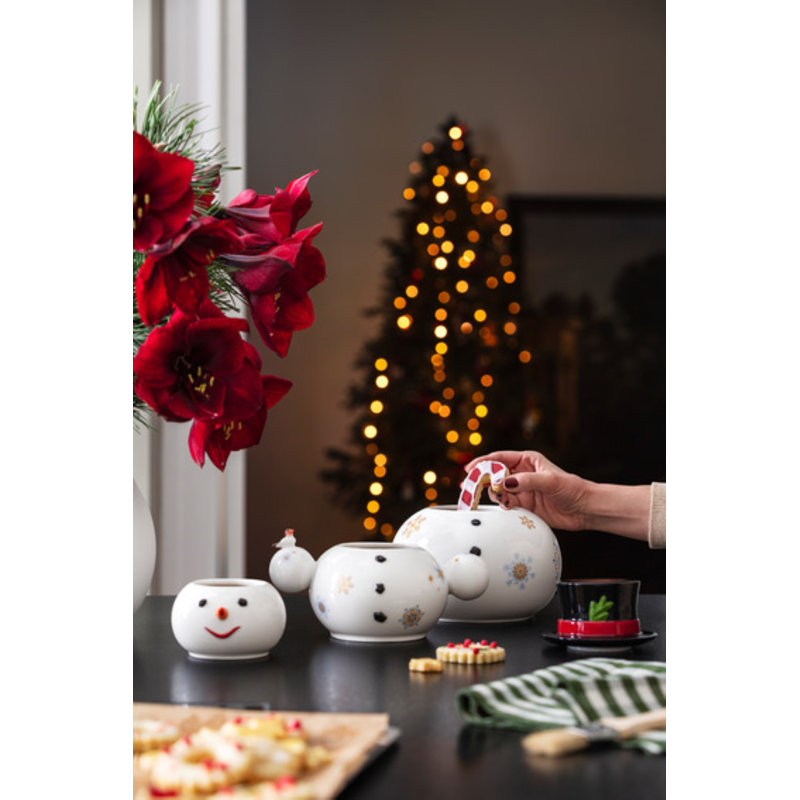 Villeroy & Boch Christmas Toys Memory Snowman Cookie Jar | Wayfair